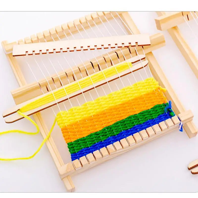 Knitting Loom Mini DIY Traditional Wooden Weaving Loom