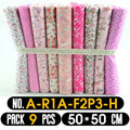 Quilting Fabric, 9/10/50 PCS 19.7x19.7 Inches Cotton Bundle Fat Quarter