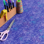 Blue Digital Printed Cotton Fabrics