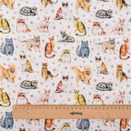 Blue Digital Printed Cotton Fabrics