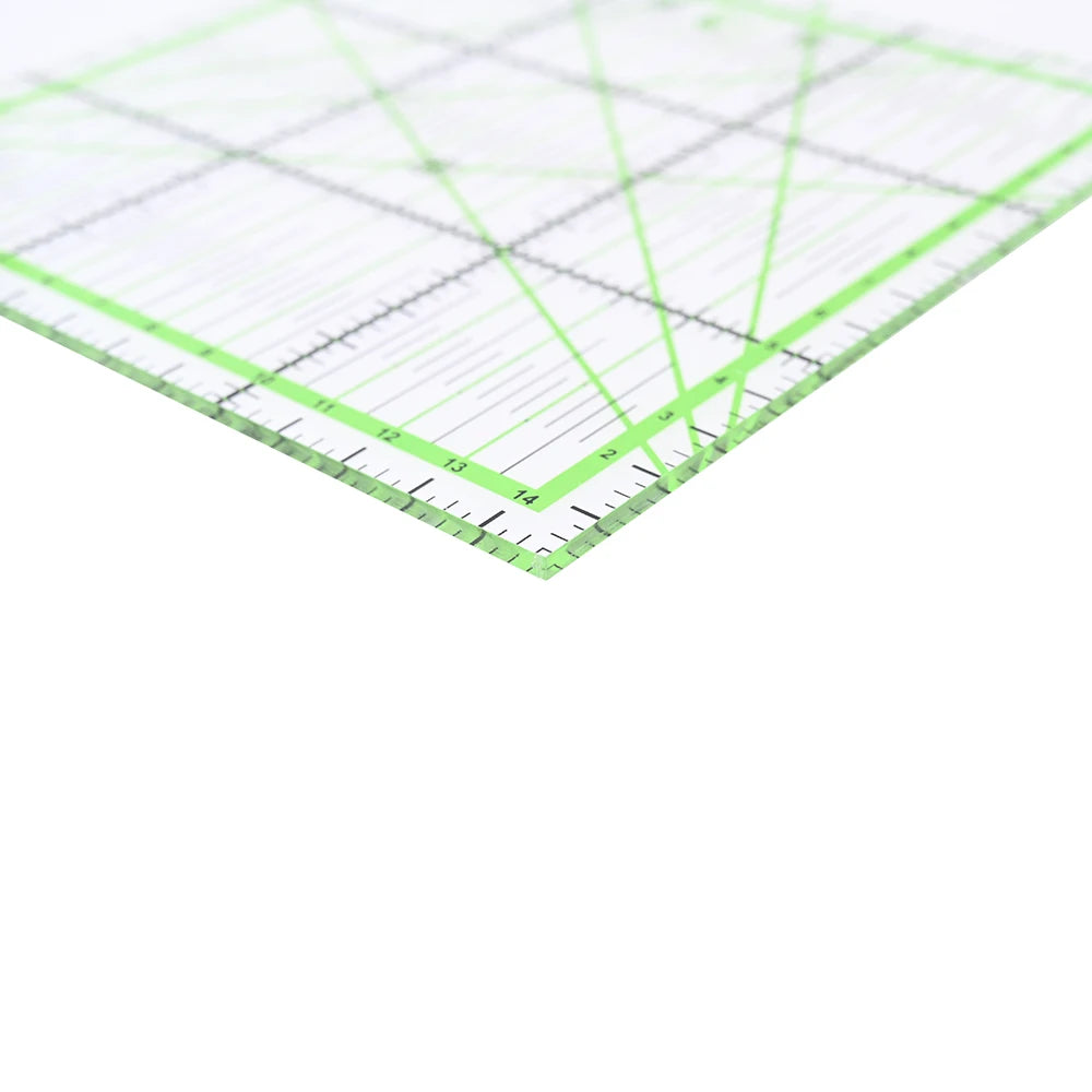 15*15 cm Transparent Quilting Sewing Patchwork Ruler