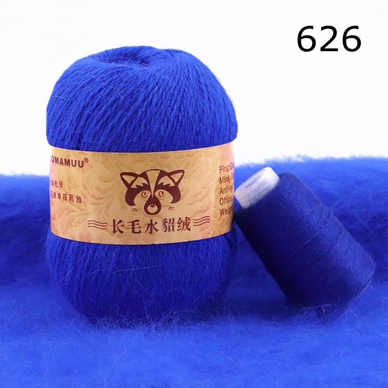 Extra Soft Plush Mink Hair Yarn