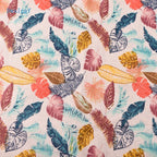 Printed Cotton Linen Fabric