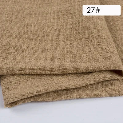 Plain Cotton Gauze Linen Fabric