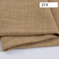 Plain Cotton Gauze Linen Fabric