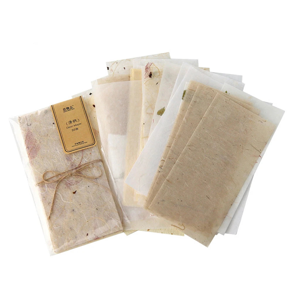30 Pcs Scrapbooking Tissue Paper Onion Skin Kraft Paper