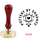 Custom Pottery Stamp for Clay Logo Design Personalized Customized Stamp