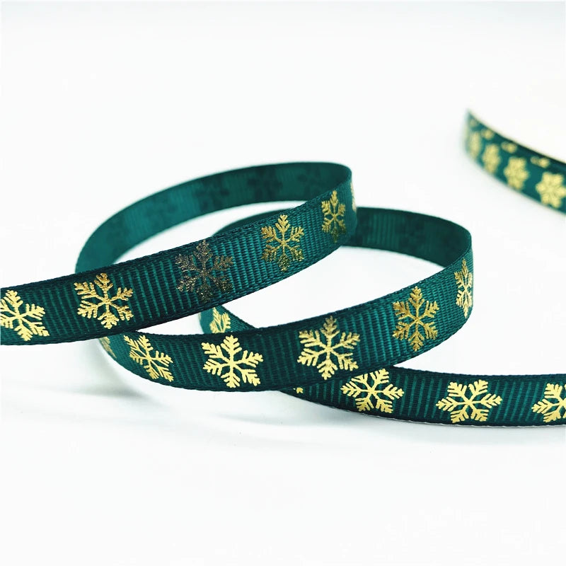 5yards/Lot 10mm Christmas Ribbon