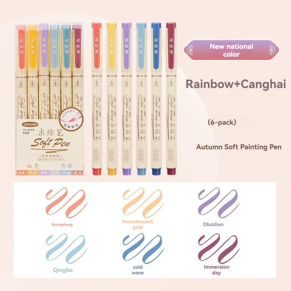 24/3 Color Vintage Watercolor Lettering Art Marker