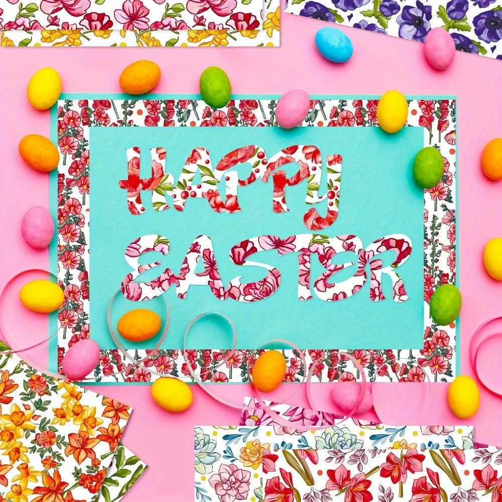 12 Sheet Scrapbooking Paper 15x15cm, 6x6in Scrapbooking Paper