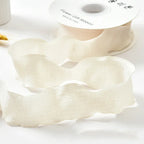 4CM 9 Meters/Roll Wrinkled Lace Edge Ribbons
