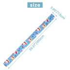 20 Christmas Patterns Jelly Roll Fabric, Pre-Cut