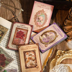 50 Sheets/book, plant and Flower Themed Material Paper