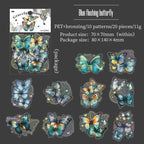 20Pcs Decorative Butterflies Scrapbook Paper