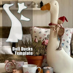 Transparent Doll Ducks Decor Template Set