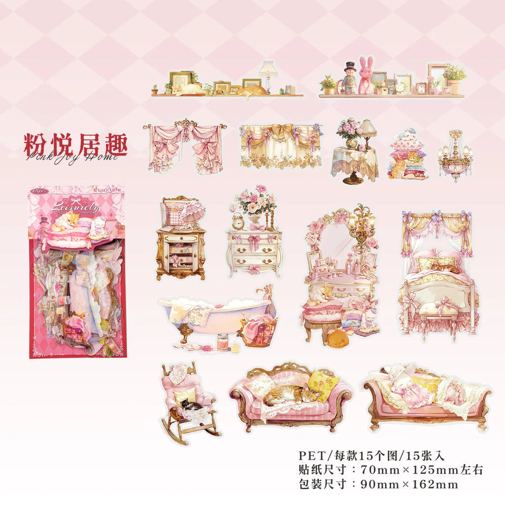 30pcs/1lot kawaii Stationery Sticker Resting leisurely