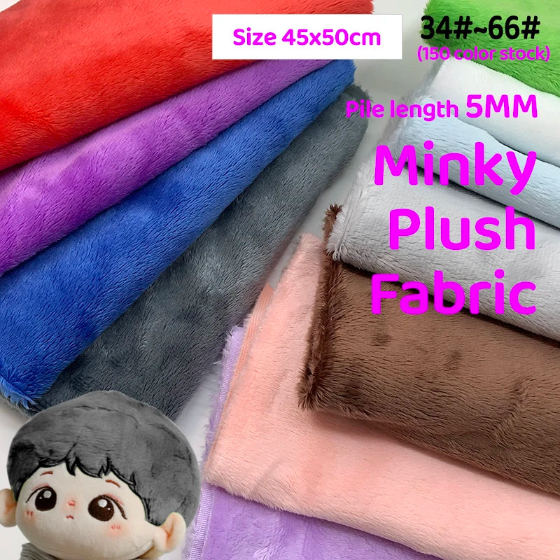 45x50cm 34~66# Plush Fabric