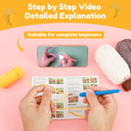 Beginner Crocheting Kit Wool Yarn