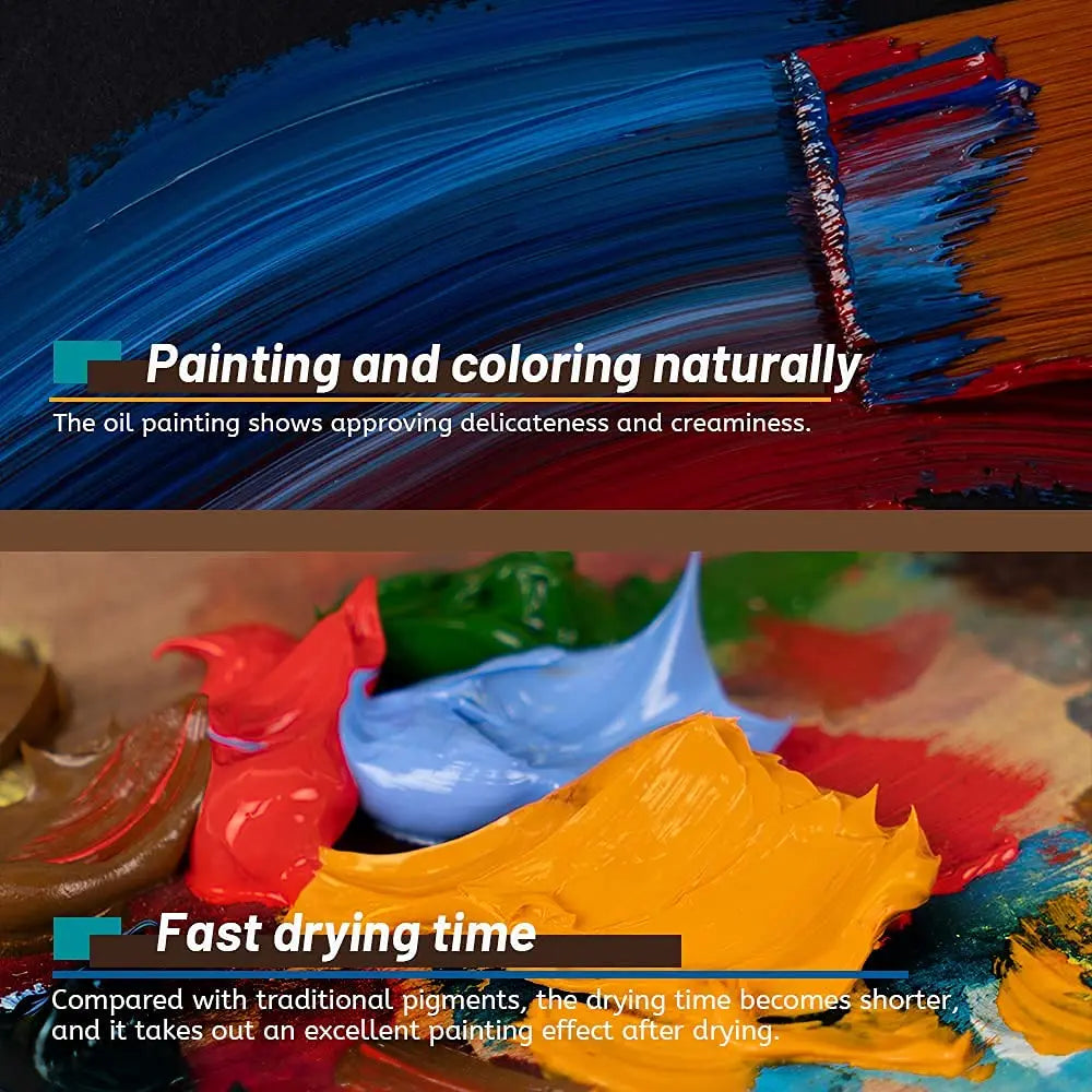 Paul Rubens 18/20 Bright Colors Oil Paint High Saturation, 50ml Large Capacity Tubes