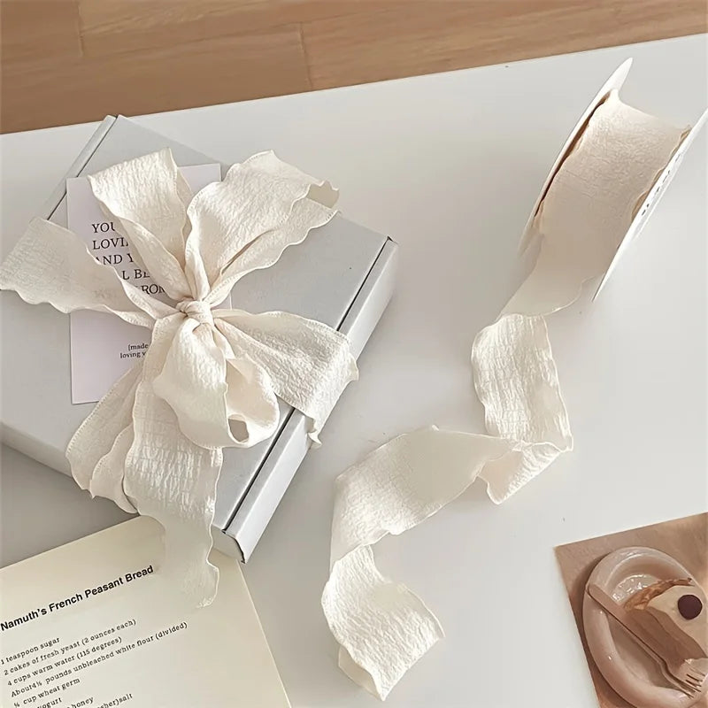 Bohemian Pleated Fabric Ribbon