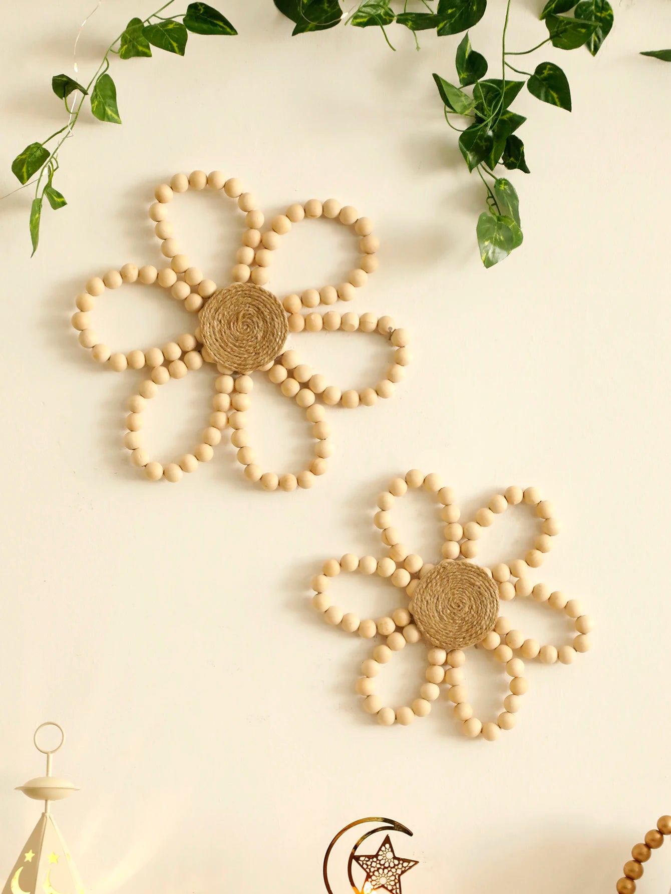 Wooden Beads Flower
