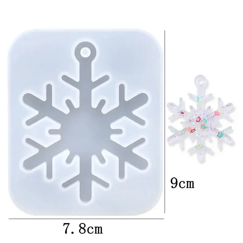 Silicone Snowflake Mold Handmade Jewelry Making