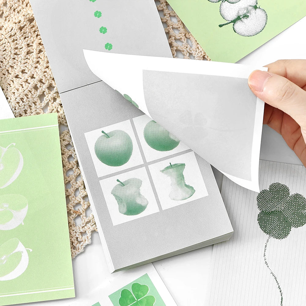 50 Sheets Vintage material paper books