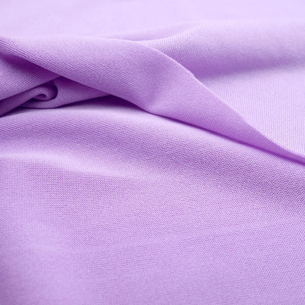 50X165cm Solid Color 4-way Stretch Jersey Fabric