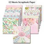 12 Sheet Scrapbook Paper 30x30cm