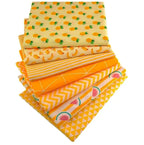 7 Pieces 9.8"X 9.8" (25cm X 25cm) Floral Printed Cotton Fabric Bundle