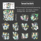 20Pcs Decorative Butterflies Scrapbook Paper