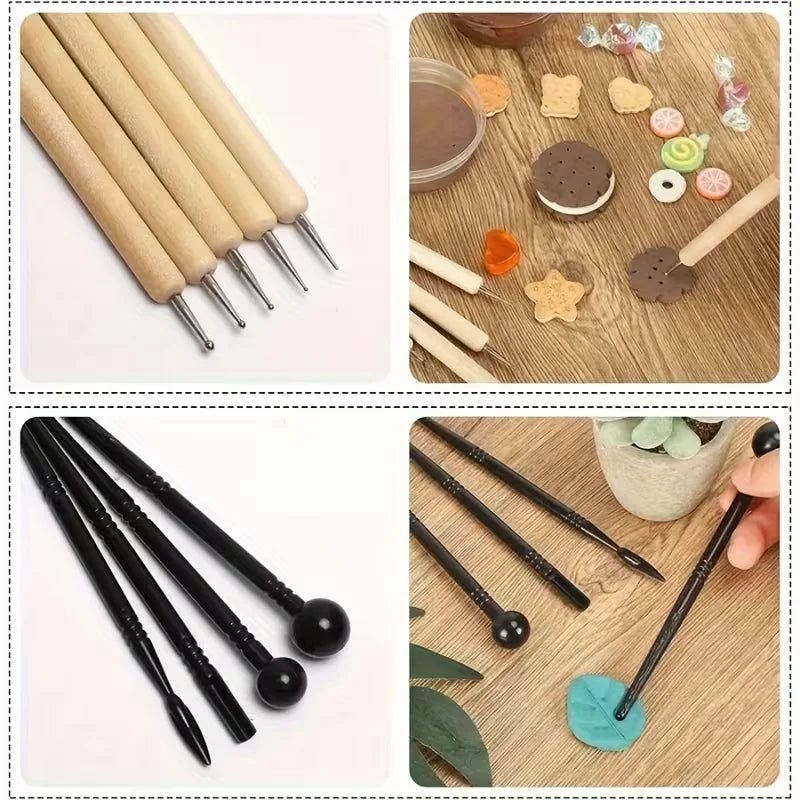 24pcs Pottery and Clay Sculpting Set for Ceramics