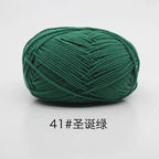 40-50g/Set 4ply Milk Cotton(80%) Knitting Yarn