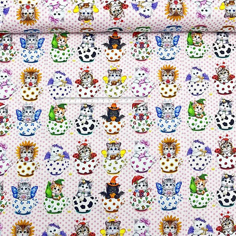 50x55/110cm Bohemian Style Motif, Quality Designer Cotton Fabrics