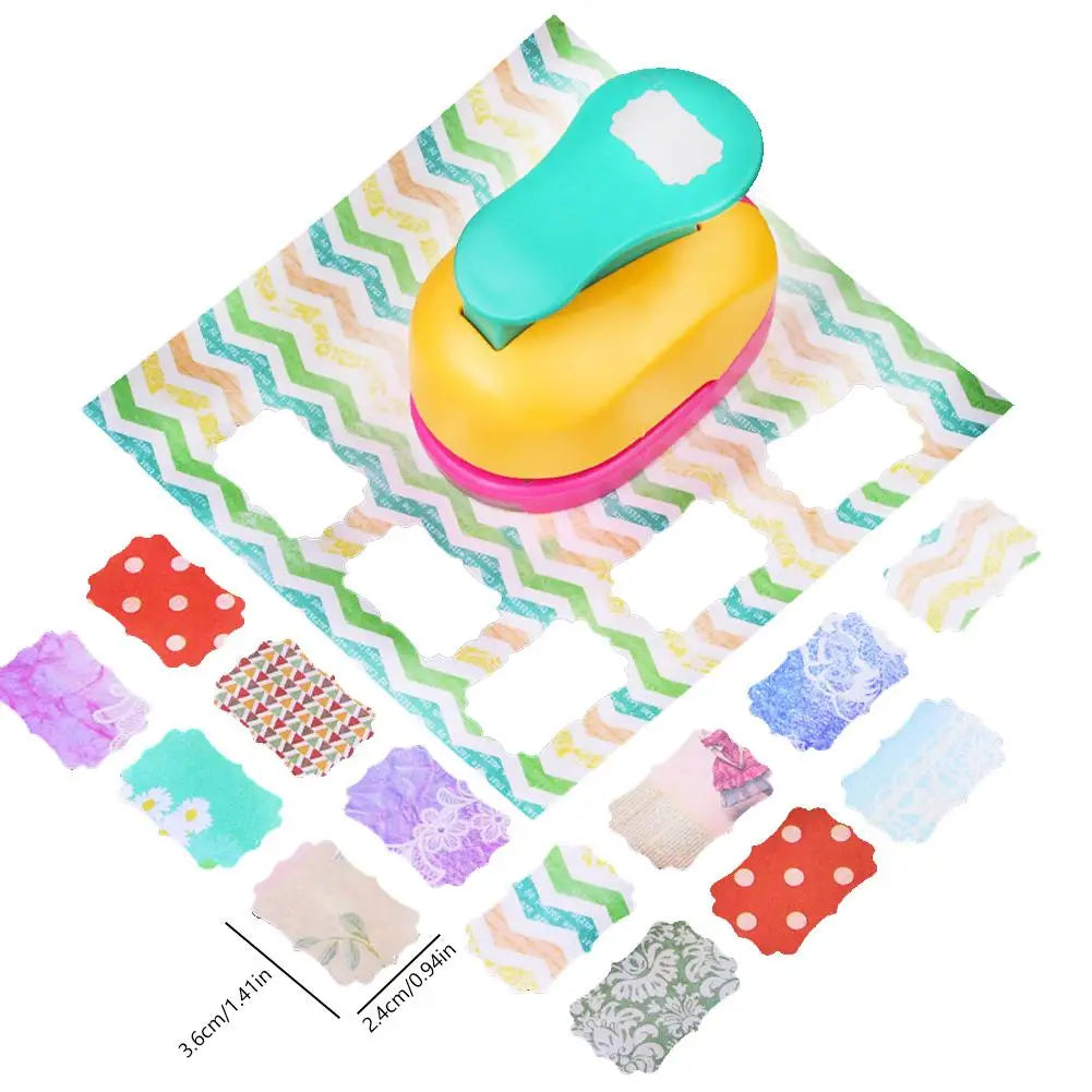 Colorful Paper Edge Embossing Punch Multiple Patterns