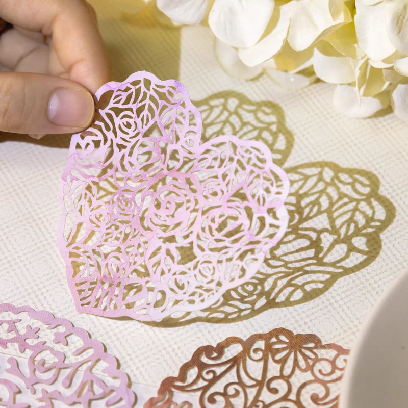 Journal GO 16pcs Lace Scrapbooking Paper
