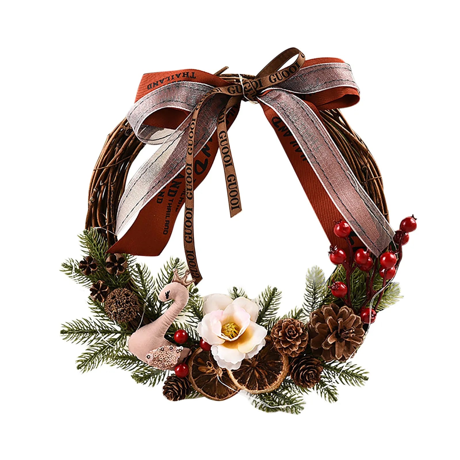 Christmas Swan Wreaths
