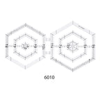 Acrylic Patchwork Ruler and Template Inches Quilting Tools