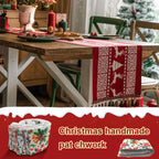 40pcs Christmas Fabric Squares Jelly Roll Strips