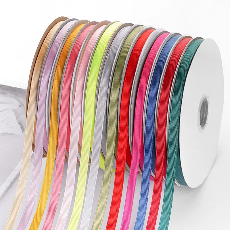 91m/roll 1cm 3/8" Rib Ribbon