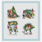 1958 Homefun Cross Stitch Kit Package