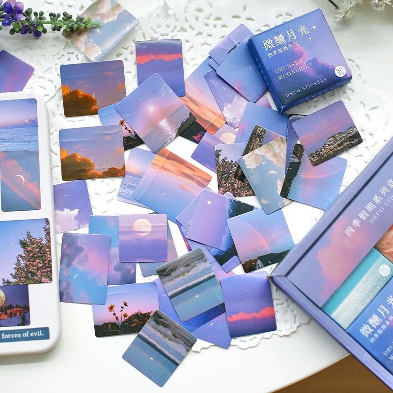 300pcs/pack Cute Stickers Film Paper