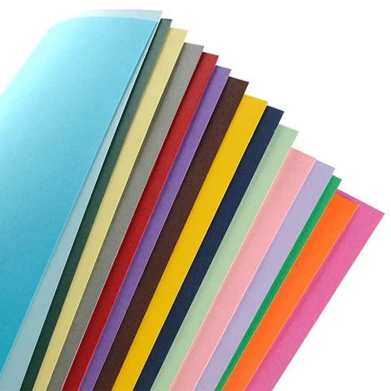 Assorted Colors A4 250g Double-Sided Color Cardstock