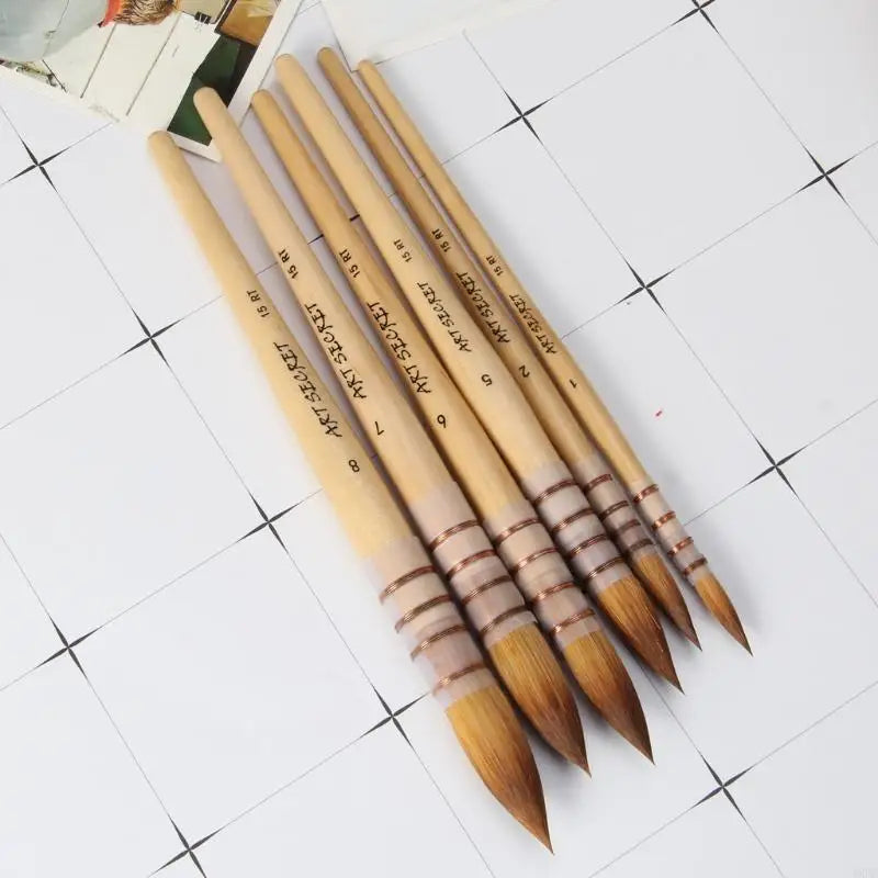 Handmade Hair Artist Watercolor Paint Brush