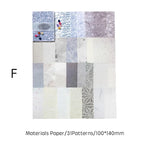 26pcs/pack Scrapbook Paper Gauze Materials DIY Scrapbooking