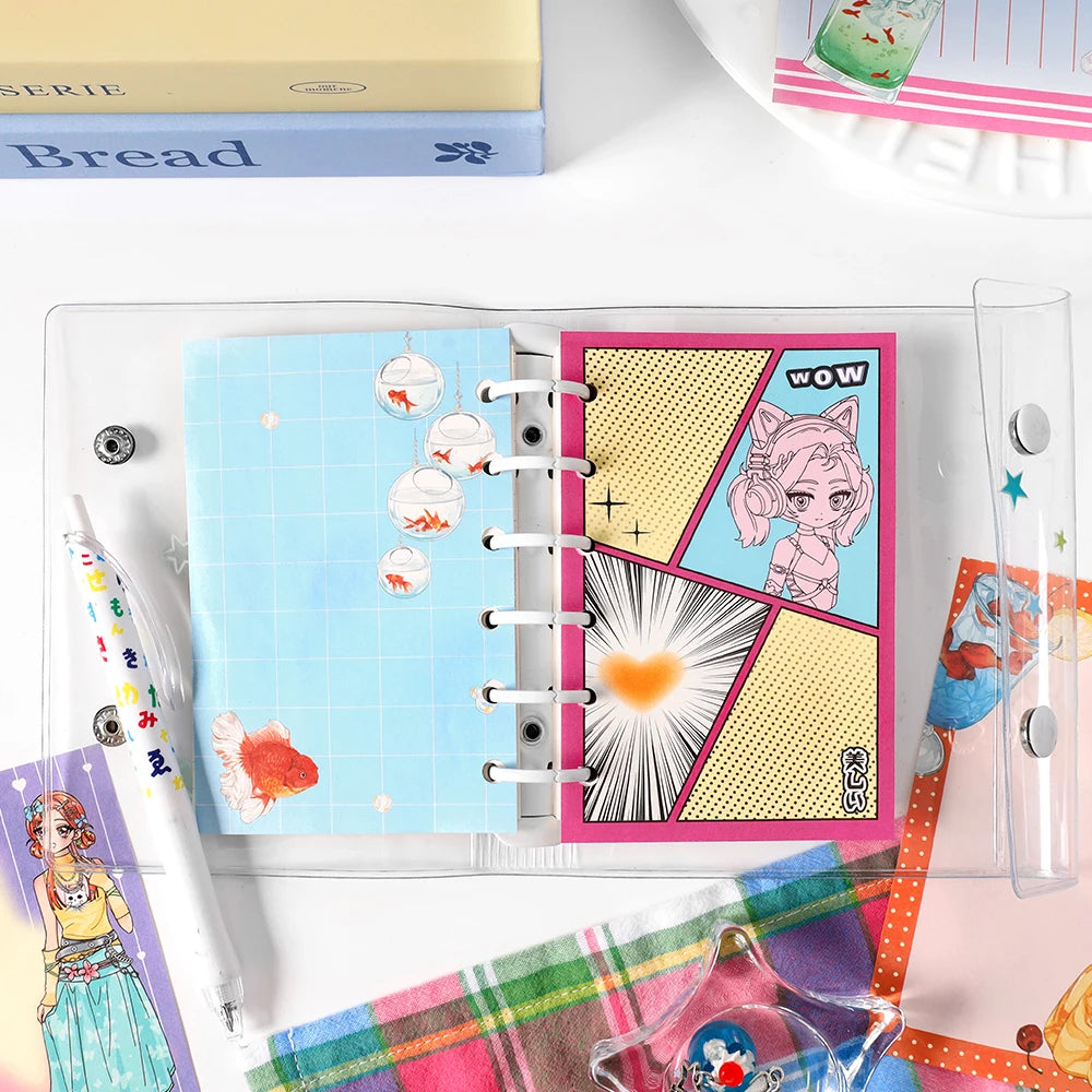 100 sheets Rainbow Era Series Kawaii Message Scrapbooking