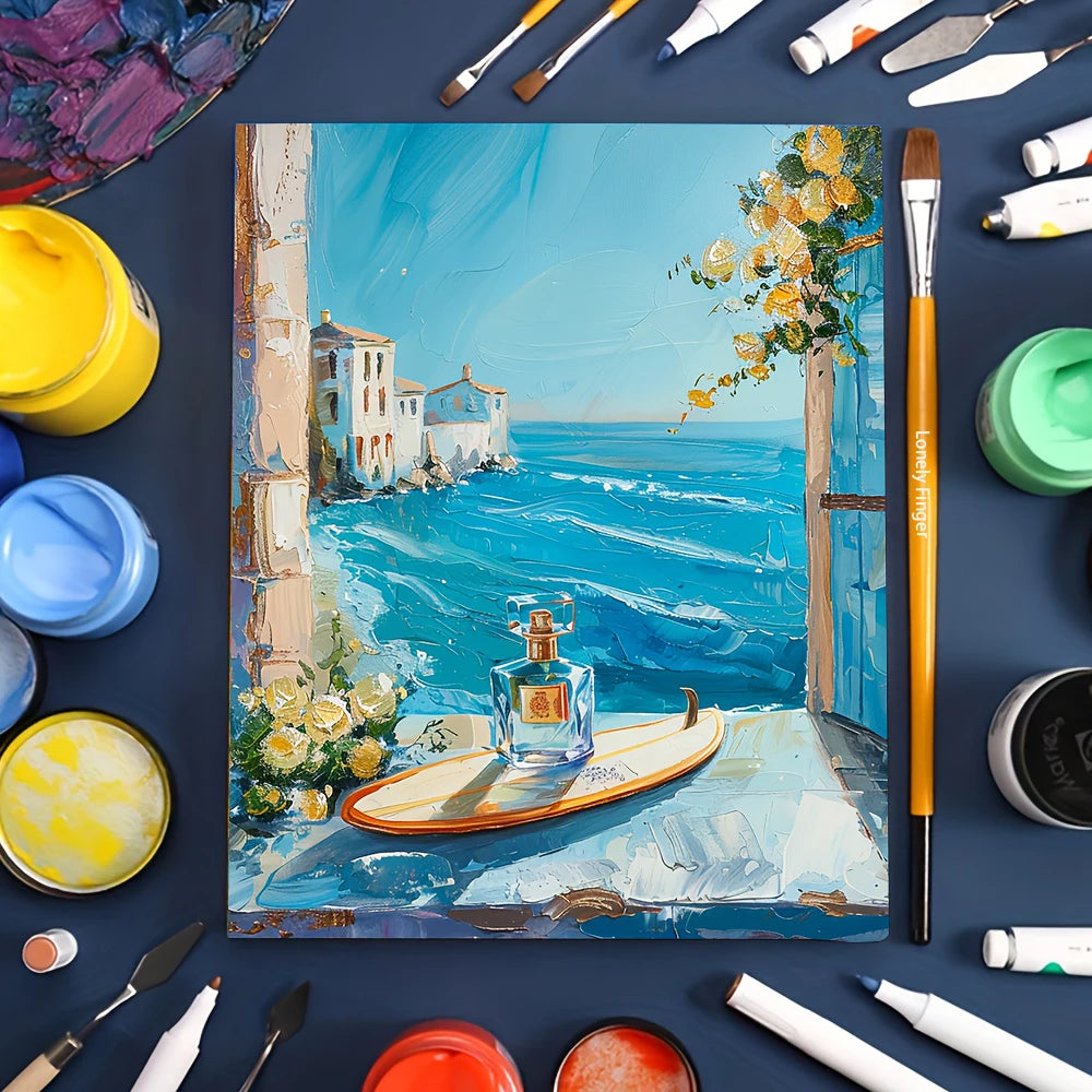 10-Pack 7x9.45 Inch Premium Thick Canvas Panels