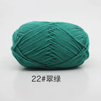 40-50g/Set 4ply Milk Cotton(80%) Knitting Yarn