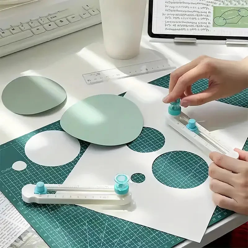 360° Adjustable  Circle Cutter - Precision Scrapbooking Tool