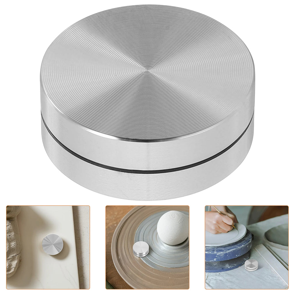 Ceramic Pottery Turntable for Sculpting Clay Aluminum Rotating Base Platform